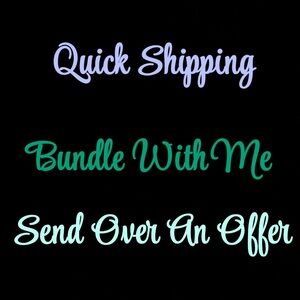 Hi everyone! Thanks for shopping my closet! Open to offers!🛍️💘